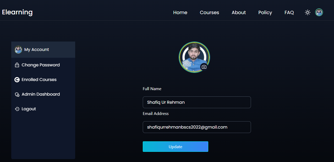 User Dashboard